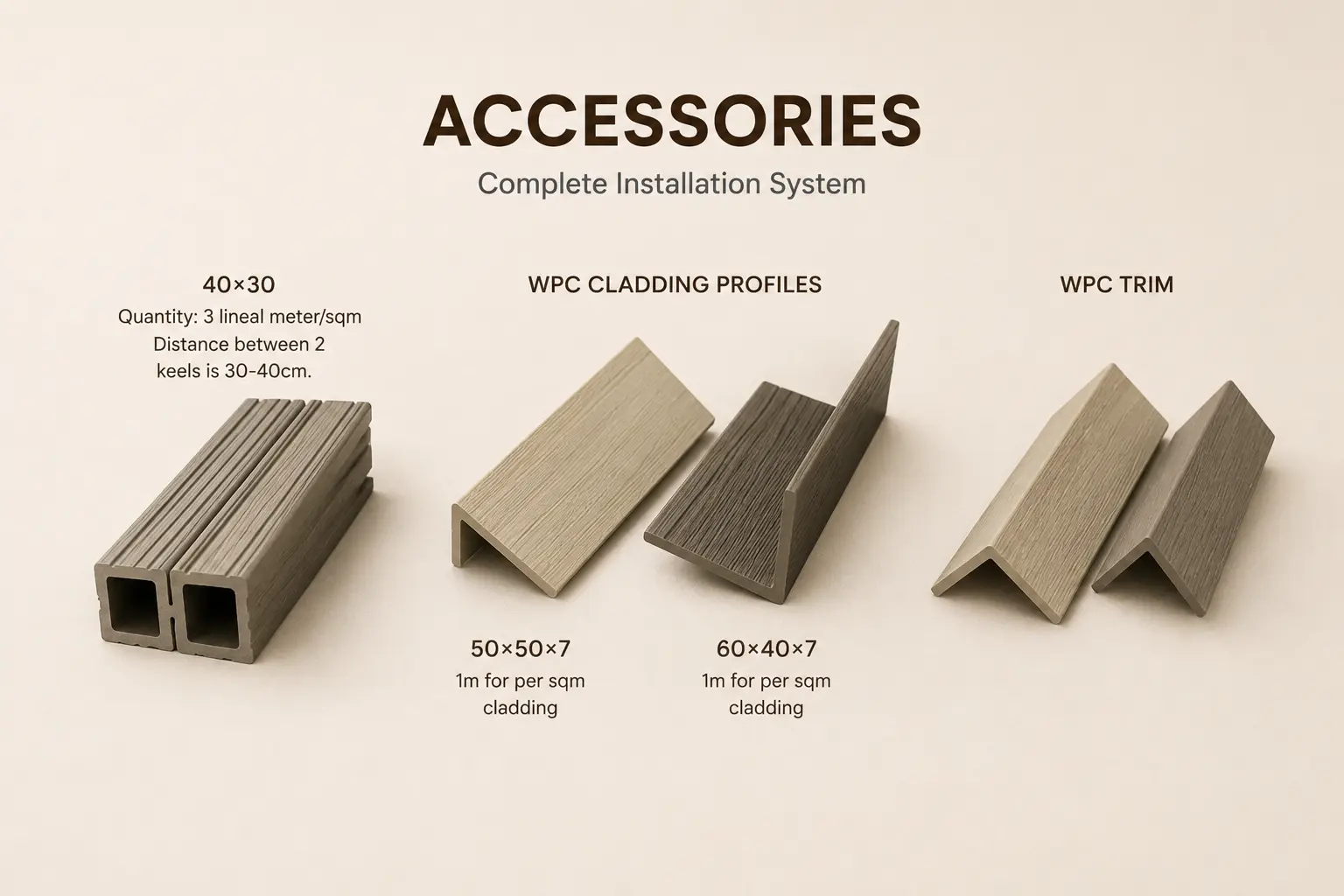 WPC 데크 색상 이미지